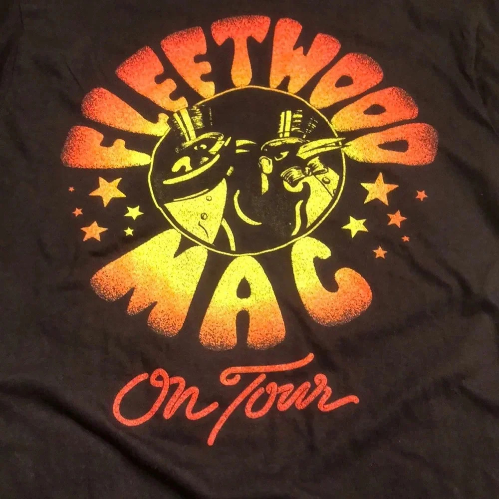Fleetwood Mac On Tour Band Tee Shirt